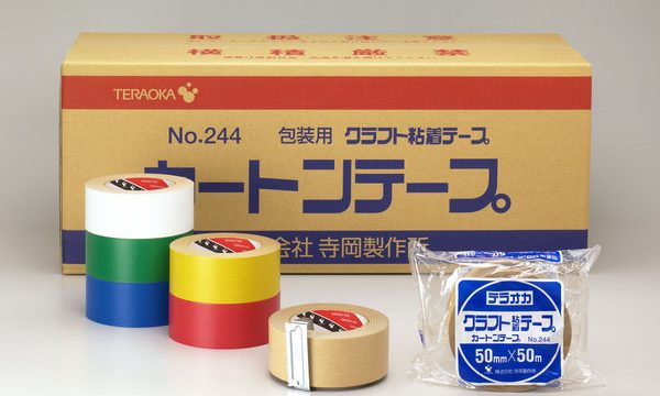 Teraoka No. 244 Carton tape/ Kraft adhesive Tape