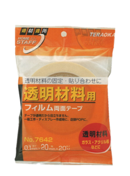 日本寺岡制作所 Teraoka No. 7642 透明雙面膠紙